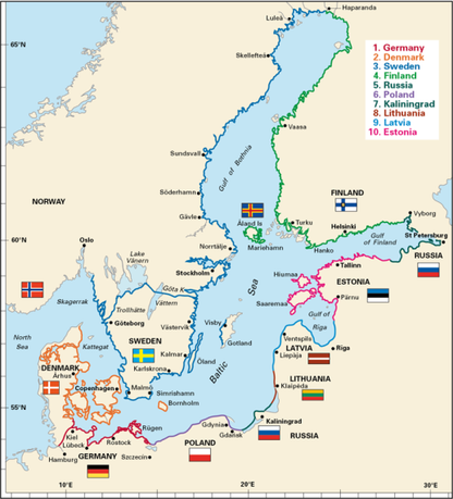 The Baltic Sea and Approaches
