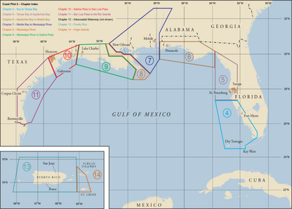 United States Coast Pilot 5 - Gulf of Mexico, Puerto Rico and Virgin Islands