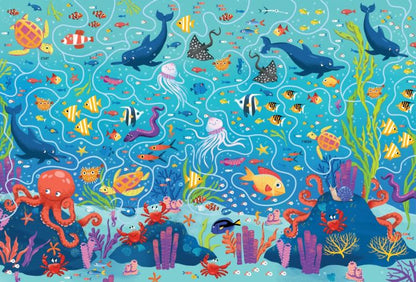 Usborne Book and Jigsaw - Under the Sea Maze