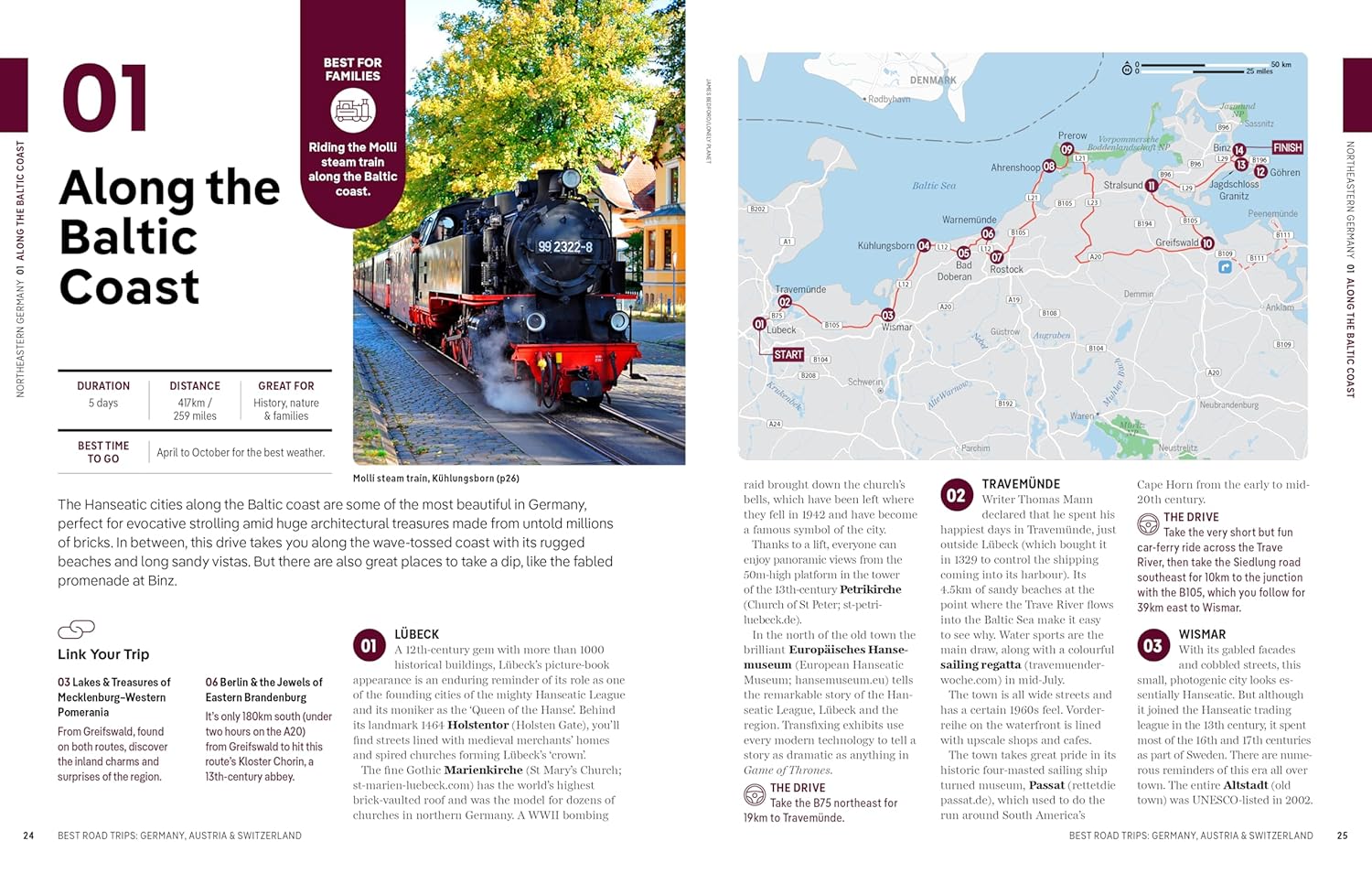 Lonely Planet Best Road Trips Germany, Austria & Switzerland, 3rd edition 2026