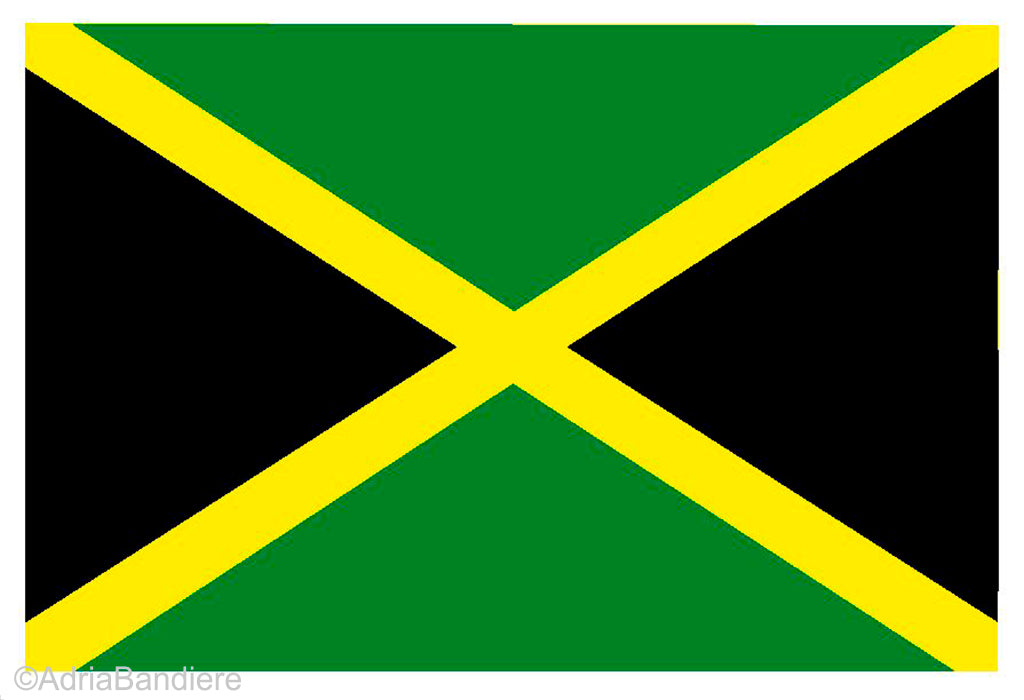 Jamaica 12 x 9 Courtesy Flag Polyester - Boat-Stuff