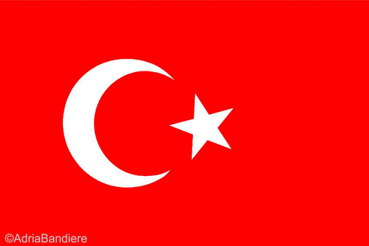 Turkey 12 x 9 Courtesy Flag Polyester - Boat-Stuff