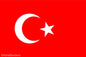 Turkey 12 x 9 Courtesy Flag Polyester - Boat-Stuff