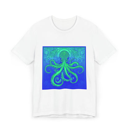 Octopus Jersey T-Shirt - Casual Cool Artistic Unisex Tee Shirt