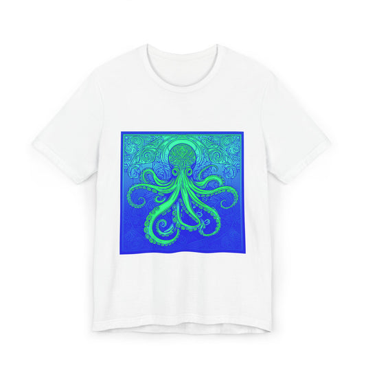 Octopus Jersey T-Shirt - Casual Cool Artistic Unisex Tee Shirt