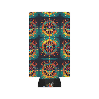 Vibrant Psychedelic Can Cooler