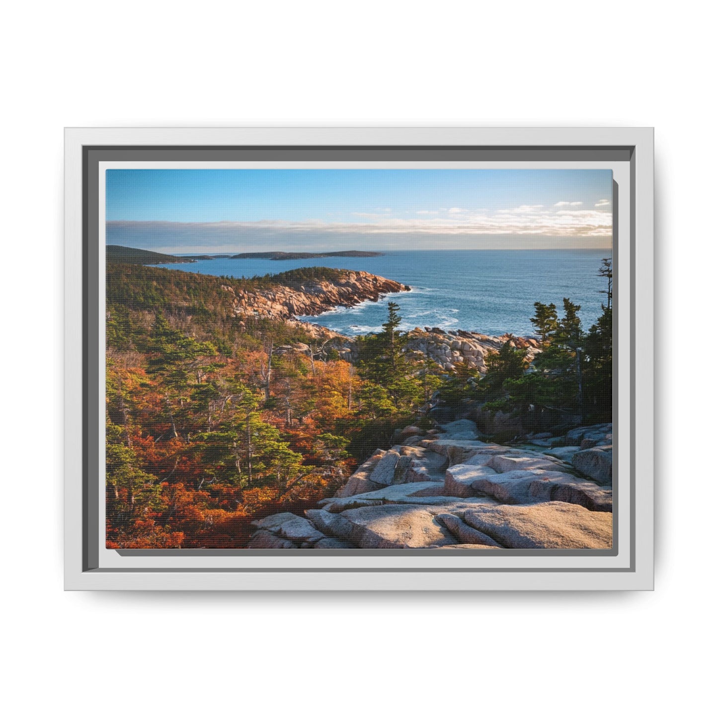 Canvas Print - Coastal Autumn Landscape