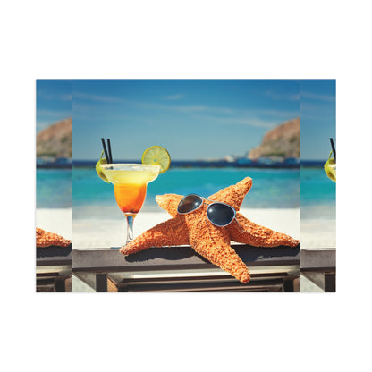 Margarita Starfish Postcard