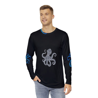 Men's Long Sleeve Shirt - Vibrant Octopus Design - Boat-Stuff Collection