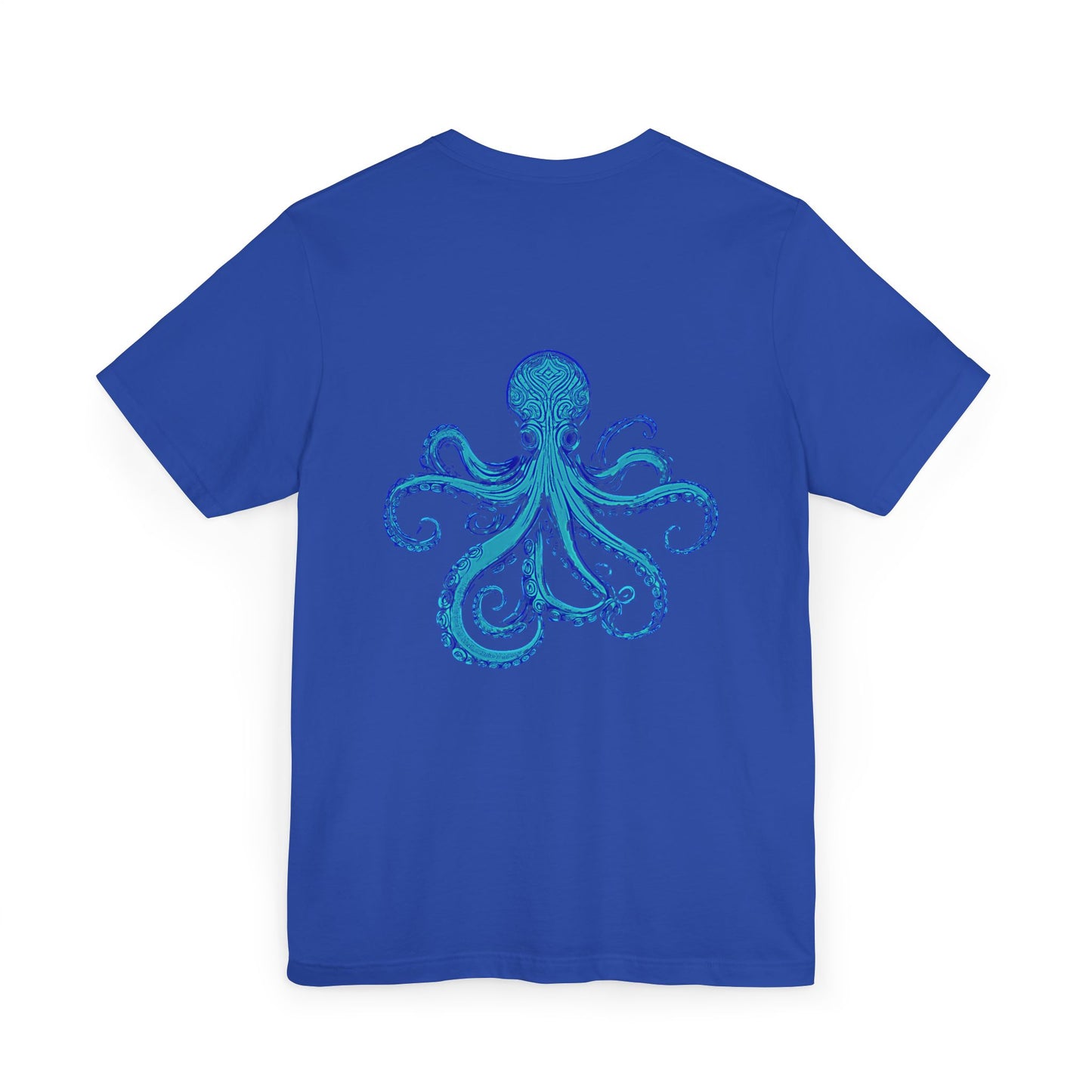 Octopus Jersey T-Shirt - Casual Cool Artistic Unisex Tee Shirt