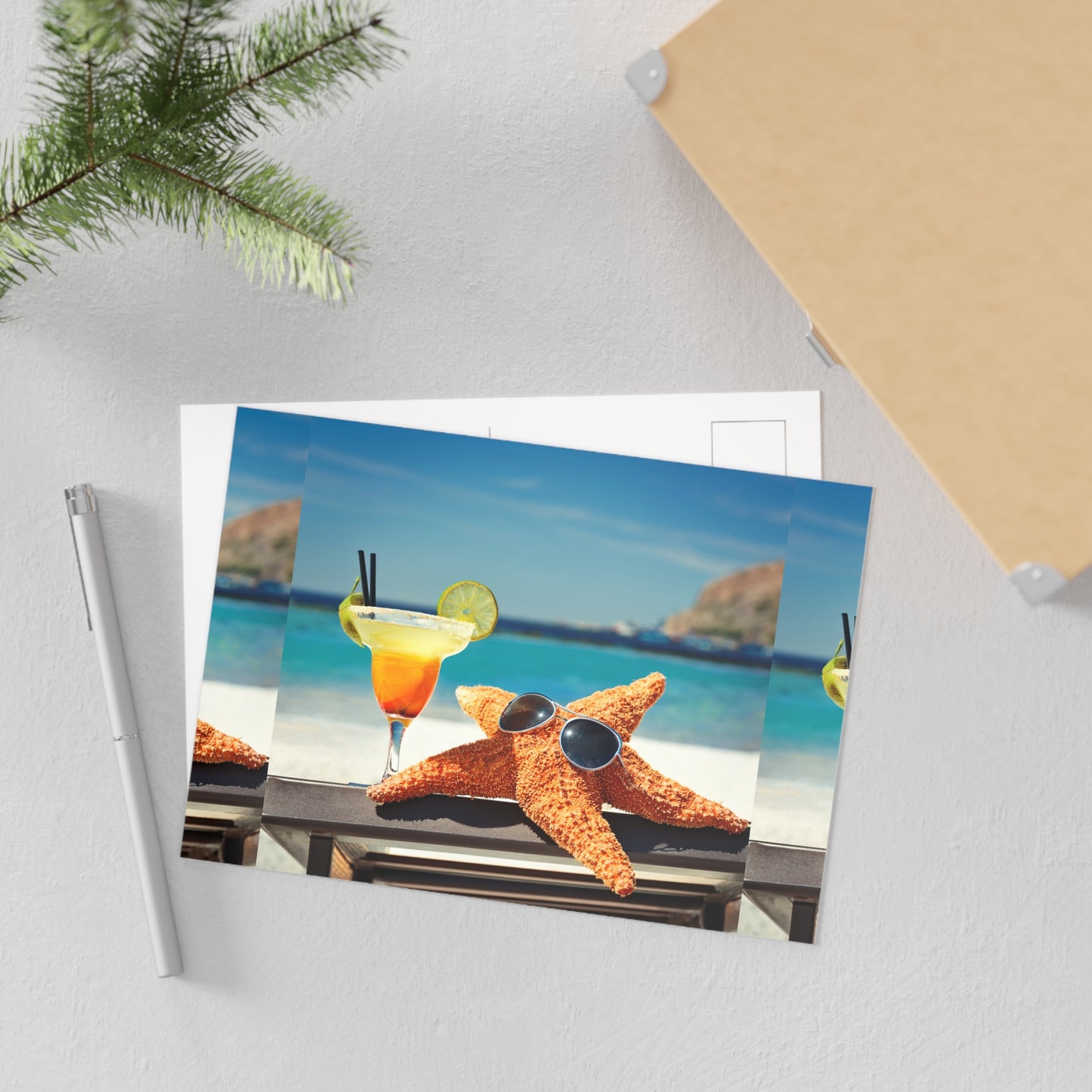 Margarita Starfish Postcard