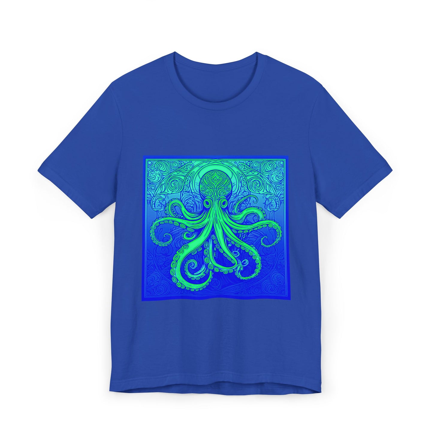 Octopus Jersey T-Shirt - Casual Cool Artistic Unisex Tee Shirt