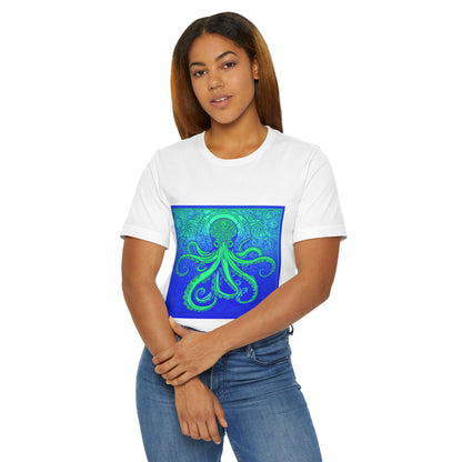 Octopus Jersey T-Shirt - Casual Cool Artistic Unisex Tee Shirt