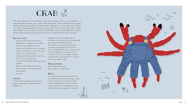Best Dressed Crab and Friends: Knitted Sea Creatures with an Ocean of Outfits