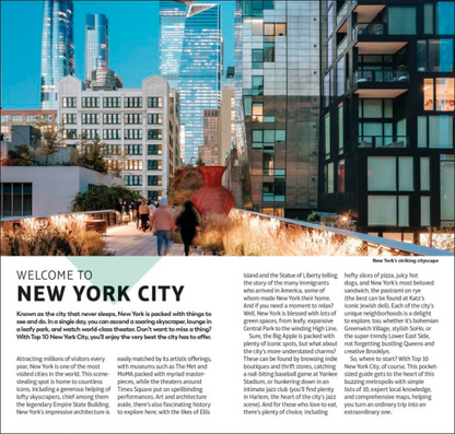 DK Top 10 New York City, 2026 edition - Boat-Stuff