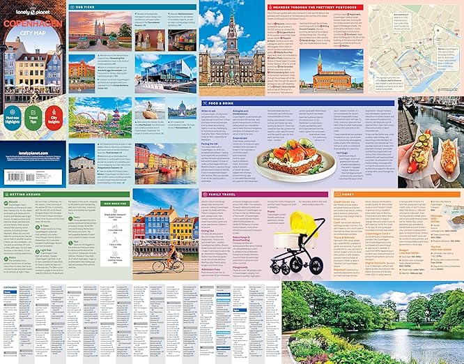 Lonely Planet Copenhagen City Map