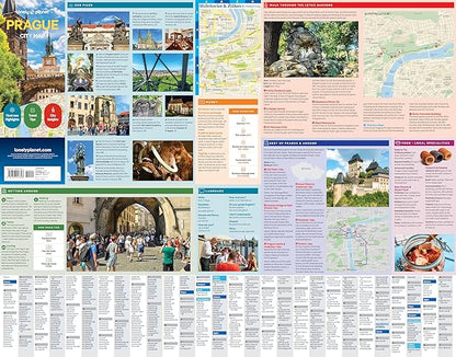 Lonely Planet Prague City Map
