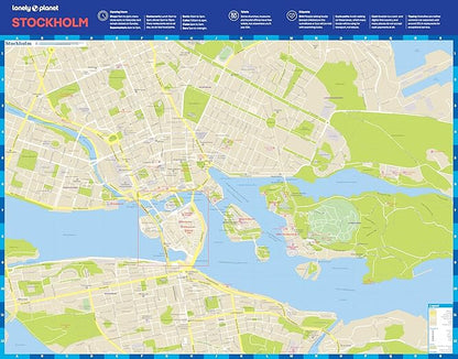 Lonely Planet Stockholm City Map