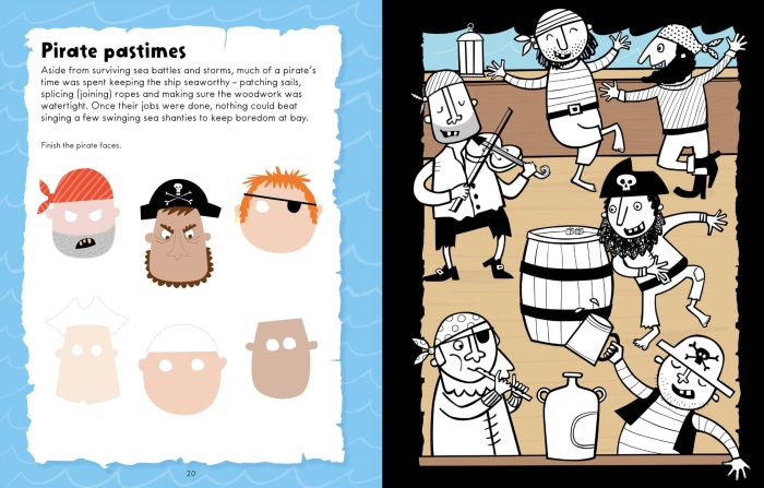 Pirates Colouring and Activity Book