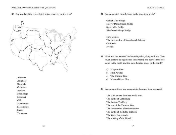 Prisoners of Geography The Quiz Book