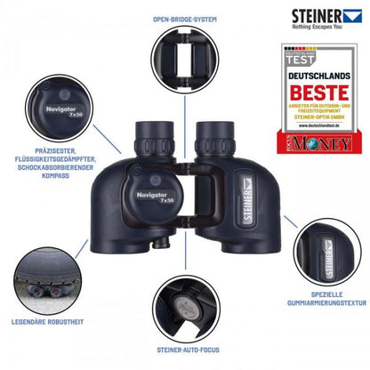 Steiner Navigator 7x50c Binoculars (With Compass)