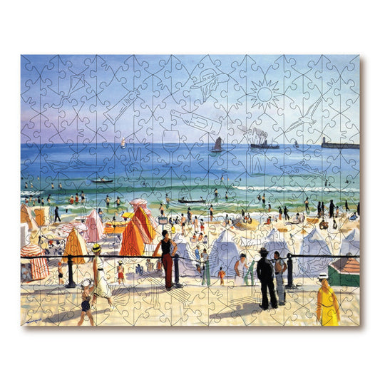 The Beach at Sables d'Olonne - Victory Wooden Puzzles