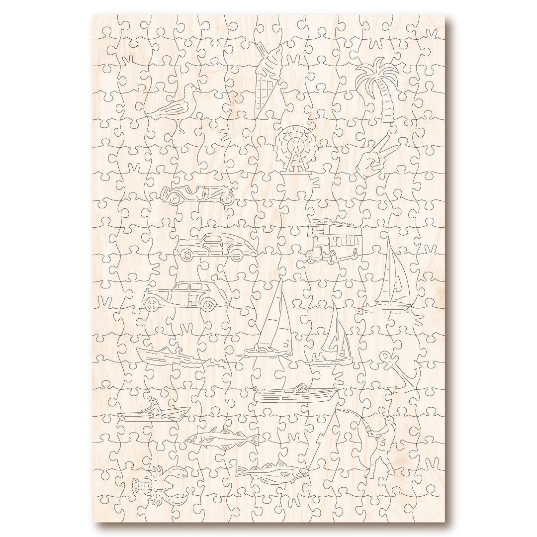 Vintage Poster - Torquay - Victory Wooden Puzzles