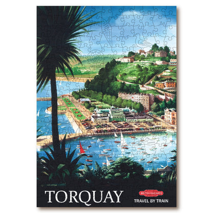 Vintage Poster - Torquay - Victory Wooden Puzzles