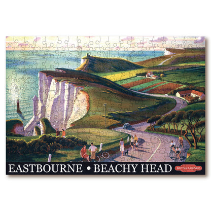 Vintage Poster - Eastbourne - Victory Wooden Puzzles
