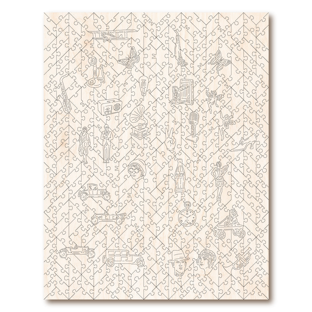 The Flapper - Life,1922 (Large) Victory Wooden Puzzles