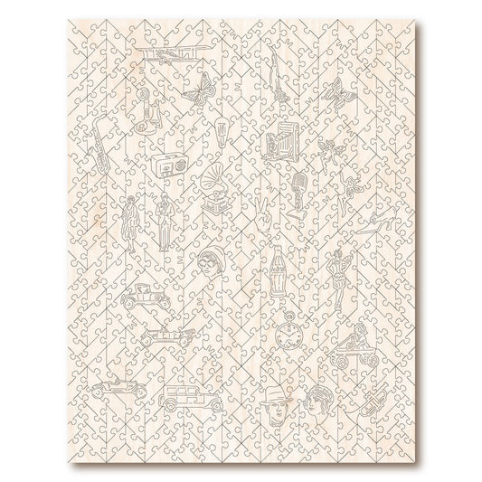 The Flapper - Life,1922 (Large) Victory Wooden Puzzles