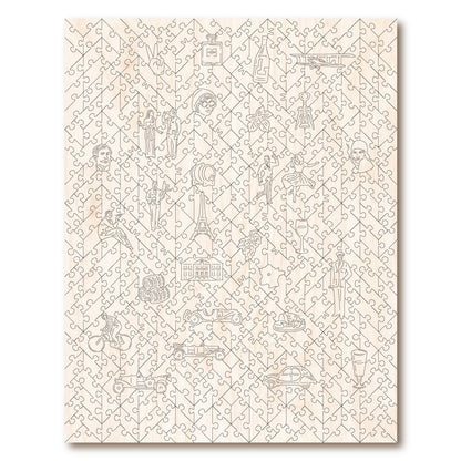 Vintage Poster - La Chablisienne (Large) Victory Wooden Puzzles