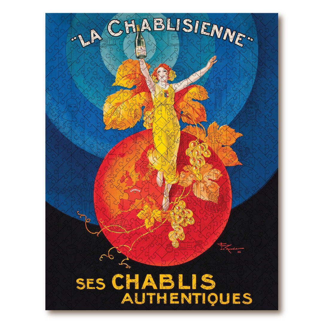 Vintage Poster - La Chablisienne (Large) Victory Wooden Puzzles