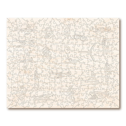 Wings Of Valour - Spitfire Over Normandy - Victory Wooden Puzzles