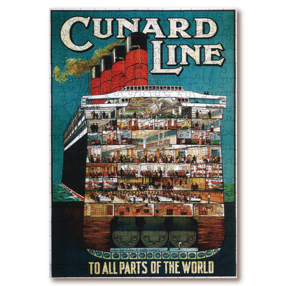 Vintage Poster - Life Aboard Cunard