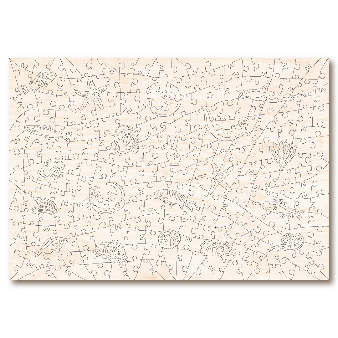 Kiss The Starfish - Victory Wooden Puzzles