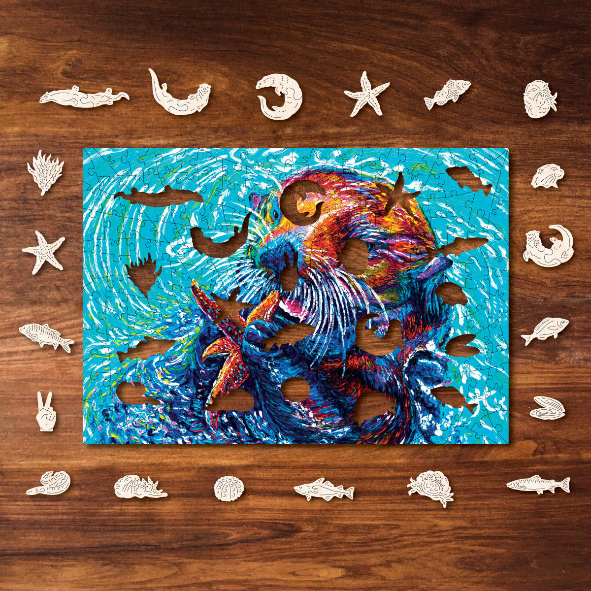 Kiss The Starfish - Victory Wooden Puzzles