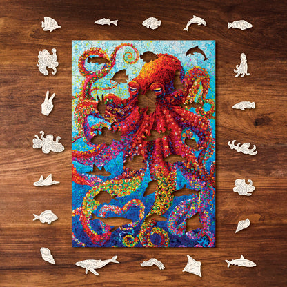 Dancing Octopus - Victory Wooden Puzzles