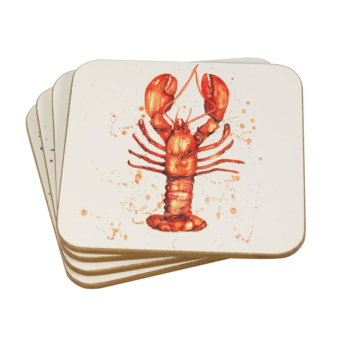 Meg Hawkins Coastal Creatures Coasters, Set of 4