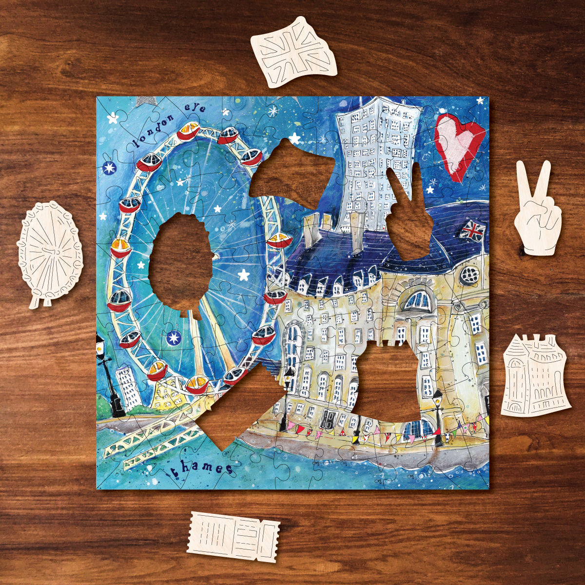 London Eye MINI QT Victory Wooden Puzzles
