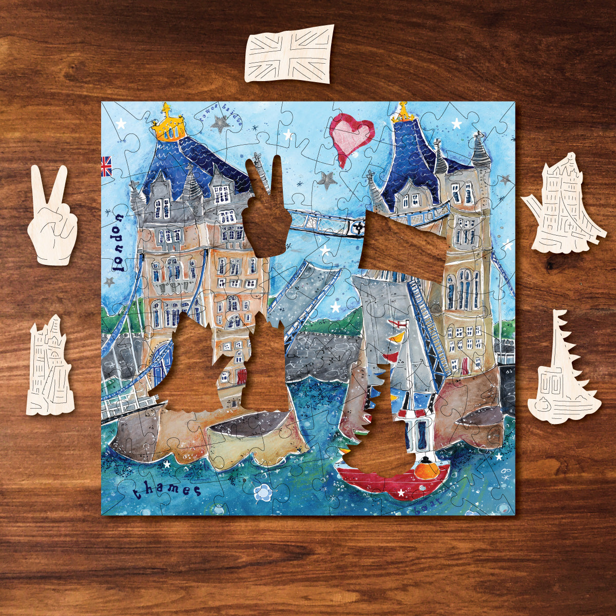 Tower Bridge MINI QT Victory Wooden Puzzles