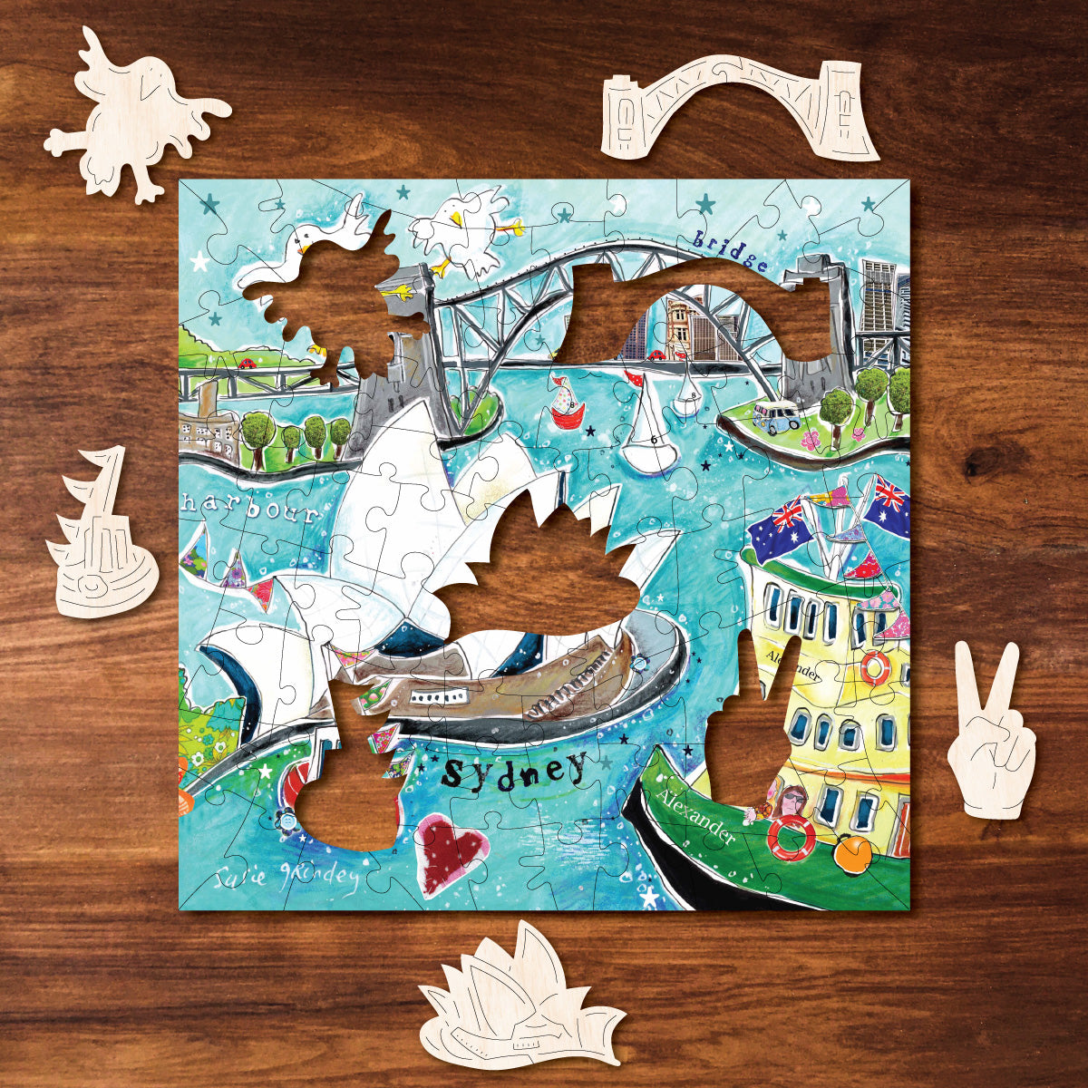 Sydney Harbour MINI QT Victory Wooden Puzzles