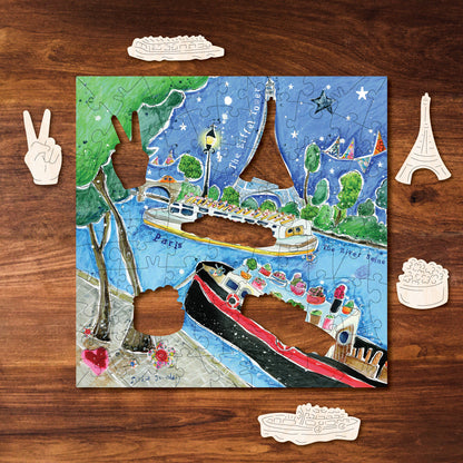 Paris MINI QT Victory Wooden Puzzles