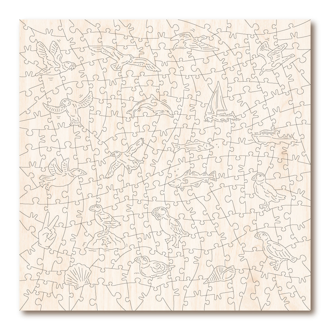 Puffins - Victory Wooden Puzzles