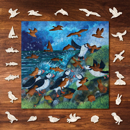 Puffins - Victory Wooden Puzzles