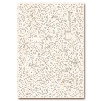 Naruto Whirlpools - Victory Wooden Puzzles