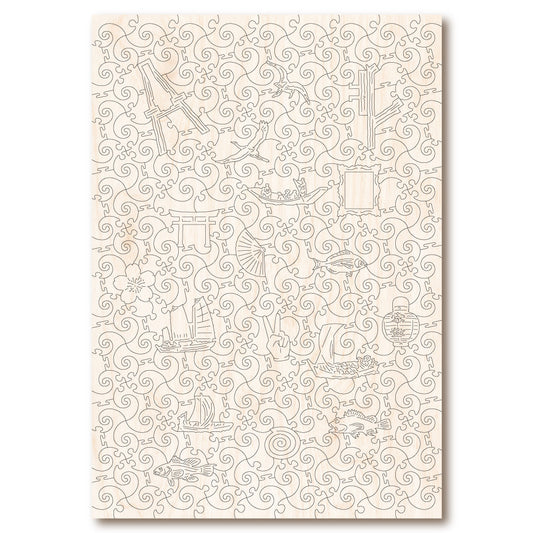 Naruto Whirlpools - Victory Wooden Puzzles