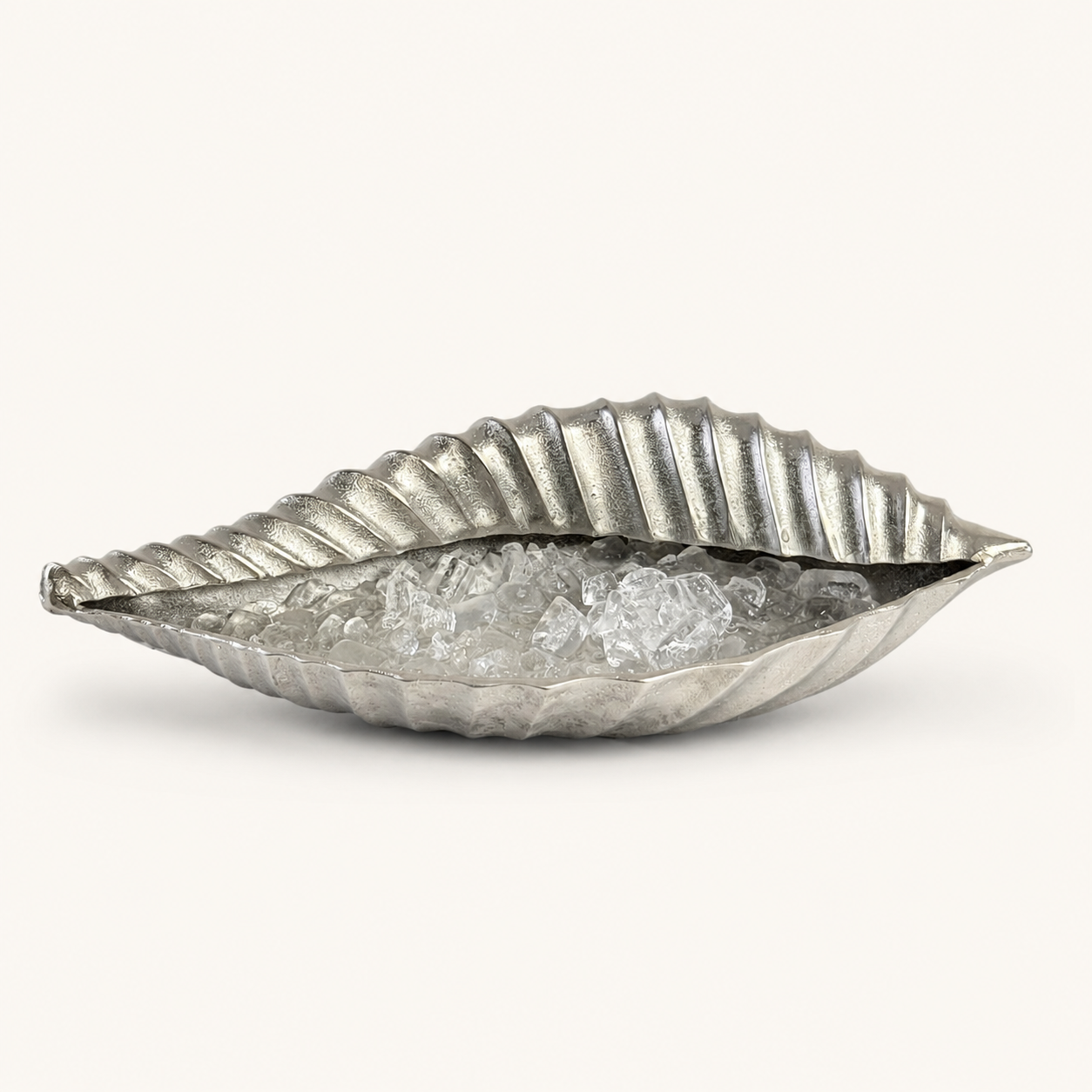 Clamshell Solid Cast Champagne Ice Bucket - Wine Cooler
