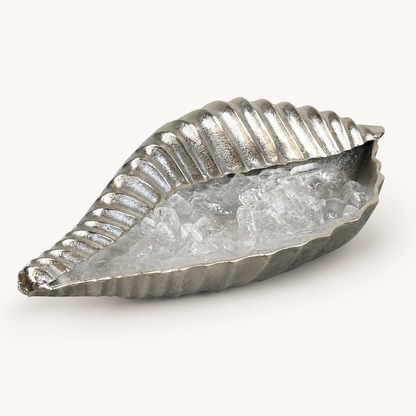 Clamshell Solid Cast Champagne Ice Bucket - Wine Cooler