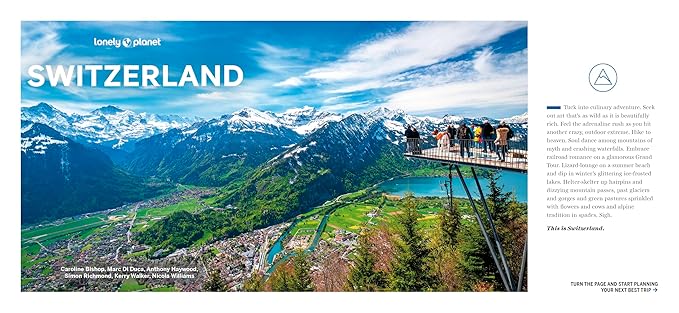 Lonely Planet Experience Switzerland, 1st edition 2026